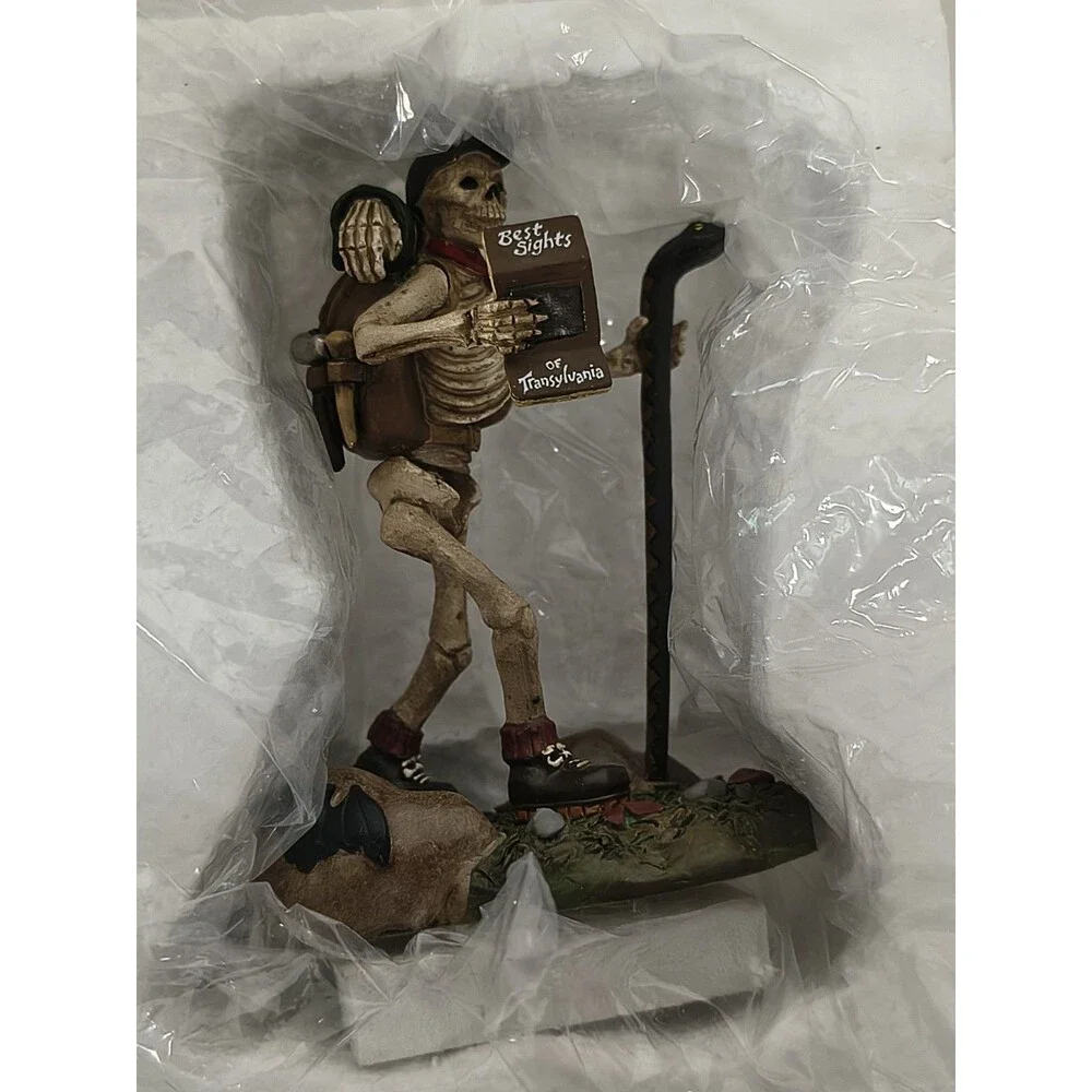 Department 56 2016 Bone Adventure Hiker Skeleton Retired Halloween Accessory